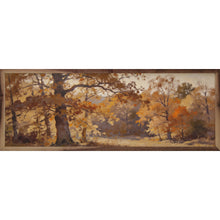 Autumn Trees In Golden Light: 48x16