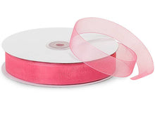 Sheer Organza Gift Packaging Ribbon: Pretty Pink / 1 Pack / 1/4"x100 yards