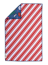 Holiday Mix: Reversible Hand Towel: Blue / 19x29in