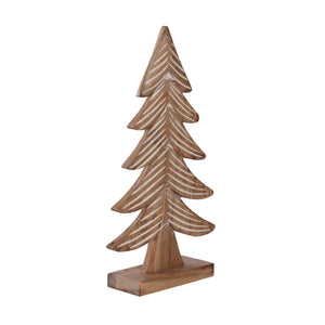 Carved Wooden Christmas Tree