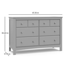 Graco® Benton 6 Drawer Double Dresser: White
