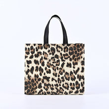 50pcs, 4 Sizes Leopard Animal Print Non-woven Gift Bag: Medium