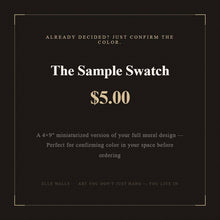 Floral Fantasy Blooms & Butterflies — Bold Florals Luxury Wallpaper Mural: Sample/Swatch / Peel-stick