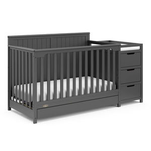 Graco® Hadley 5-in-1 Convertible Crib and Changer with Drawer: White