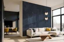 Navy Plaster — Luxe Textures Luxury Wallpaper Mural: Sample/Swatch / Peel-stick