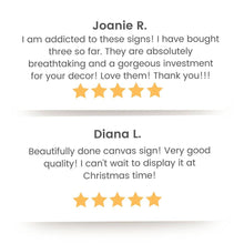 Merry Christmas To All Vintage Distressed Canvas Wall Art : 10x20"