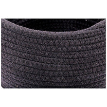 Truu Design Cotton Rope Lidded Storage Basket,Set of 2