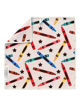 Crayon Confetti: Double-Sided Washcloth: Cream / Washcloth (12 in x 12 in)