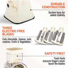NutriSlicer 3-in-1 Spinning/Rotating Food Slicer and Grater