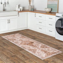 Belle Washable Geometric Area Rug: Beige / Rectangle / 5' x 8'