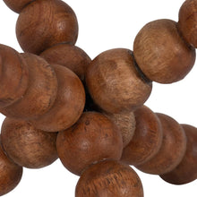 Mango Wood Beaded Jack Decorative Sculpture - Brown, 6 in.