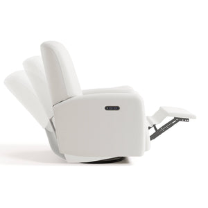 Graco® Bellwood® Power Recliner Swivel Glider: Ivory Boucle