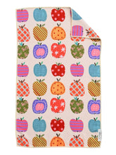 Apple Patch: Double-Sided Hand Towel: Cream / Hand Towel (17 in x 27 in)