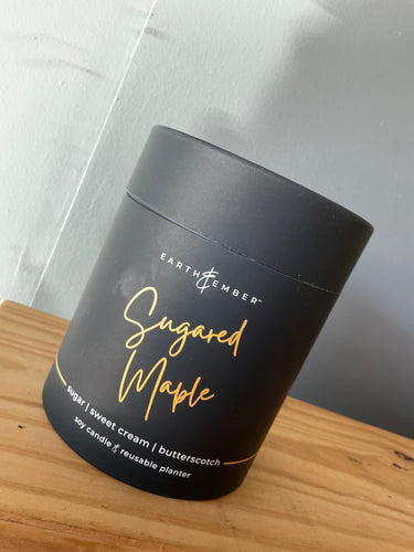Sugared Maple  candle