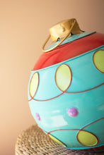 Set of 2 Large Colorful Christmas Ball Ornaments