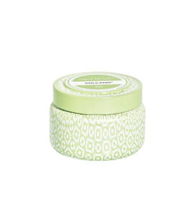 VOLCANO ICED MATCHA SIGNATURE PRINTED TRAVEL TIN, 8.5 oz