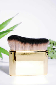 Gold Kabuki Face Tanning Brush