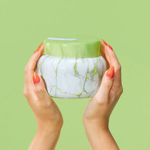 HONEYDEW CRUSH MODERN MARBLE SIGNATURE JARS, 19 oz