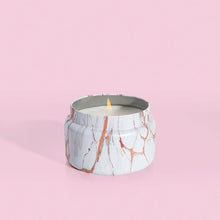 HAVANAH VANILLA MODERN MARBLE PRINTED TRAVEL TIN, 8.5 oz