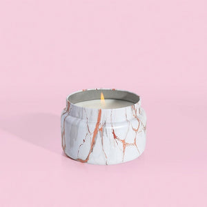 HAVANAH VANILLA MODERN MARBLE PRINTED TRAVEL TIN, 8.5 oz