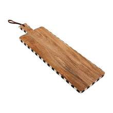 Long Bistro Checkered Edge Board