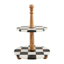 Black & White Check Tiered Server
