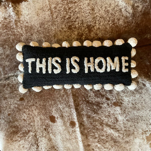 Pom Pom This is home pillow