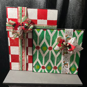 Double Wooden Present