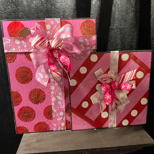 Double Wooden Present