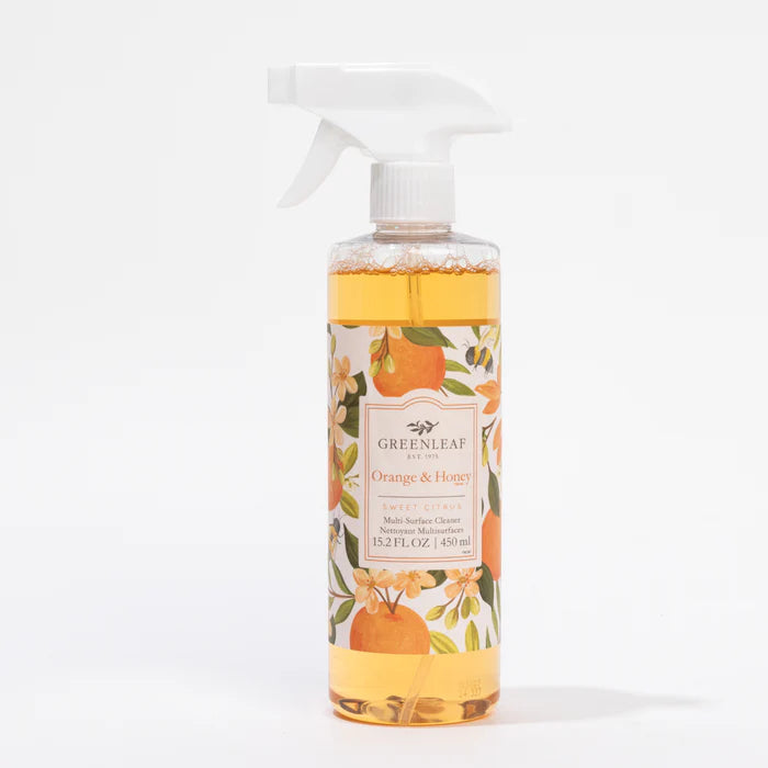Orange & honey multi surface cleaner