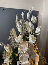 6ft Silver & Gold Christmas Tree Bundle