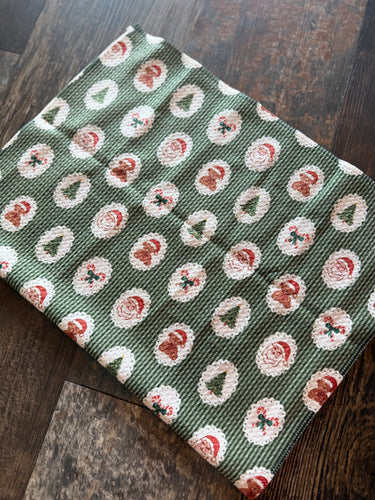 Waffle Dish Towel - Christmas Nostalgic