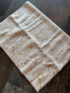 Waffle Dish Towel - Fall Floral