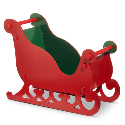 24” Red & Green Sleigh