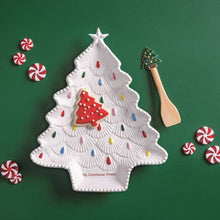Christmas Tree Cookie Plate Set