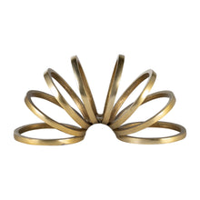 Decorative Sculpture - Gold Metal Slinky Ring, 11 in.