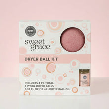 Sweet Grace Wool Dryer Ball Kit | Luxury Laundry, 3pk
