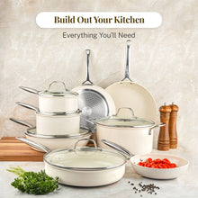 Gotham Steel Pro Natrual 13pc Aluminum Nonstick in Cream