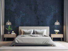 Navy Plaster — Luxe Textures Luxury Wallpaper Mural: Sample/Swatch / Peel-stick