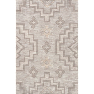 Avni Southwestern Machine Washable Area Rug: Ivory / Runner / 2' 8" x 8'