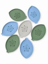 Shower Steamer Tray - Leaf Silicone Tray : Gray