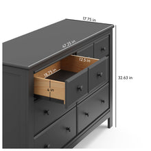 Graco® Benton 6 Drawer Double Dresser: White