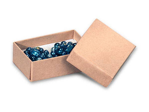 Brown Kraft Jewelry Gift Boxes: 100 Pack / 2.5x1.5x.75