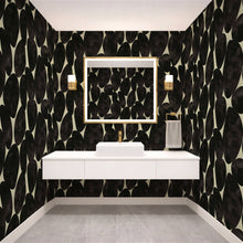 Charcoal Stone — Luxe Textures Luxury Wallpaper: Sample/Swatch / Paste-on-textured