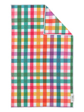 Live A Little Plaid: Double-Sided Hand Towel: Multicolor / Hand Towel (17 in x 27 in)