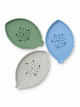 Shower Steamer Tray - Leaf Silicone Tray : Gray