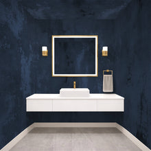 Navy Plaster — Luxe Textures Luxury Wallpaper Mural: Sample/Swatch / Peel-stick