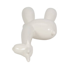 Sculpture - White Ceramic Giraffe Balloon Animal, 13 in.