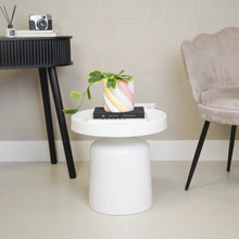 Side Table - Pawn - White - 43x42cm