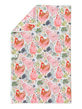 Coop Cuties: Double-Sided Hand Towel: White / Hand Towel (17 in x 27 in)
